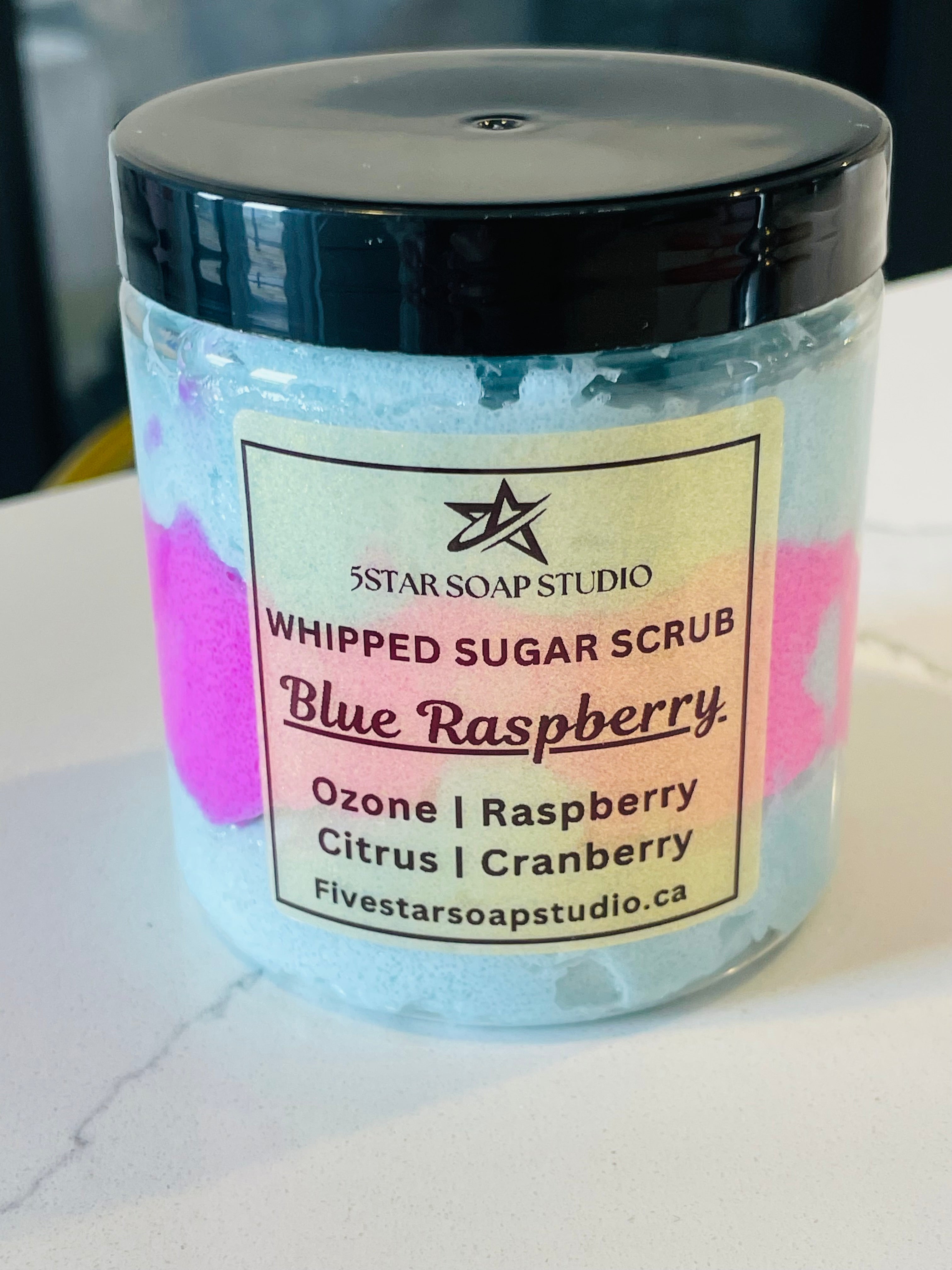 Blue Raspberry Whipped Sugar Scrub
