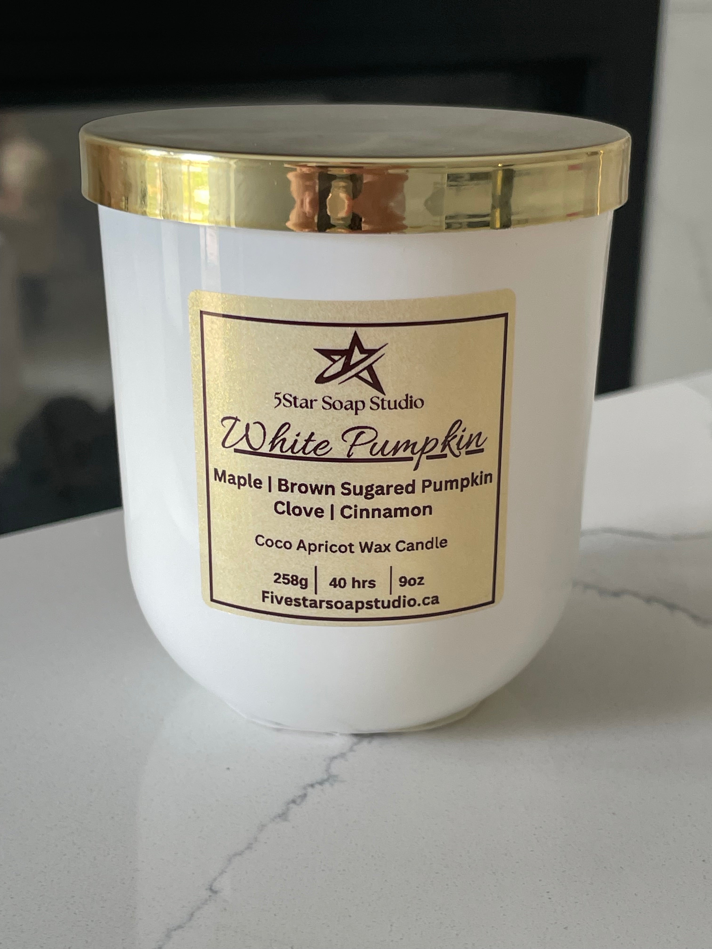 White Pumpkin |Luxe Candle