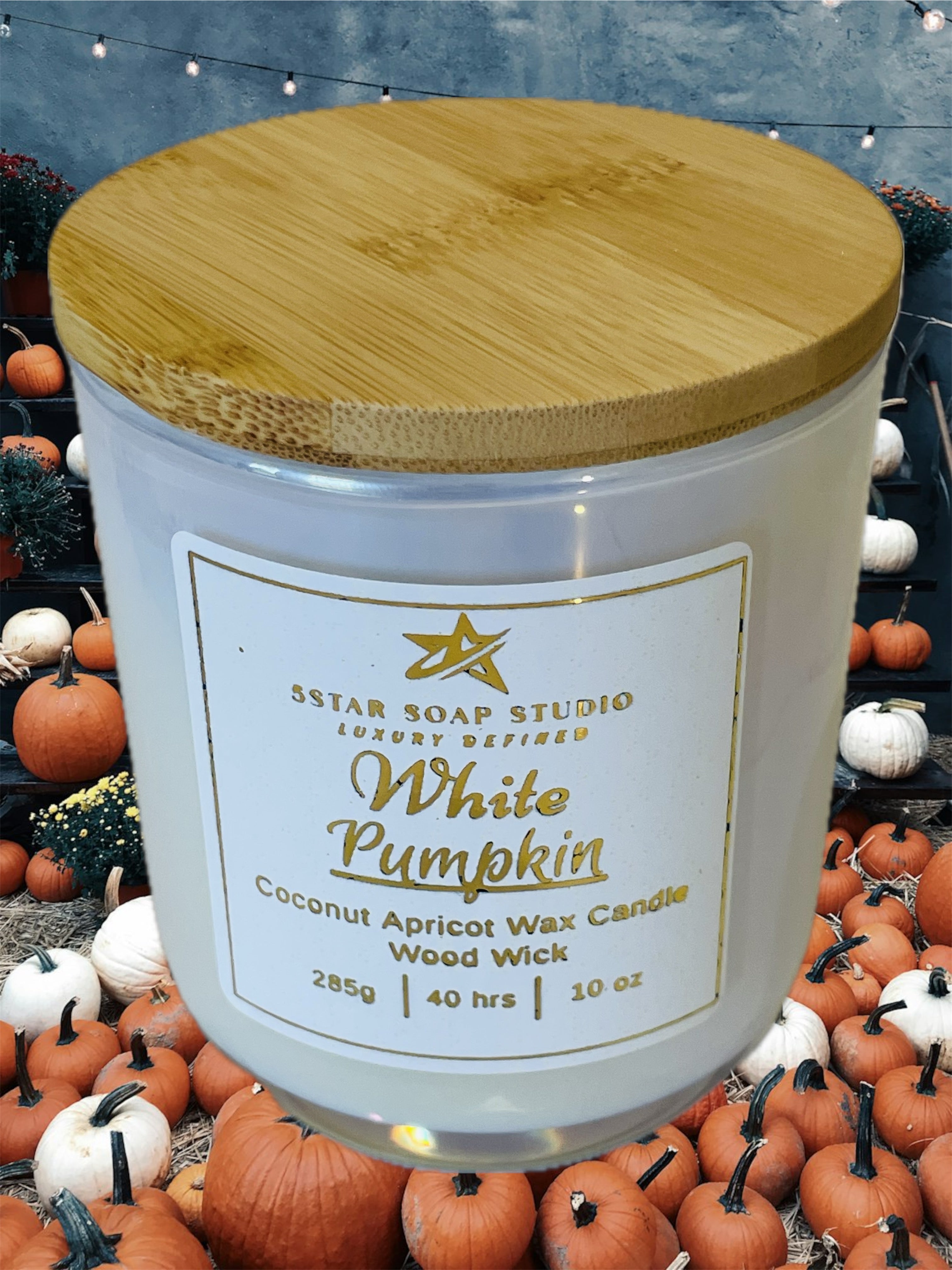 White Pumpkin |Luxe Candle