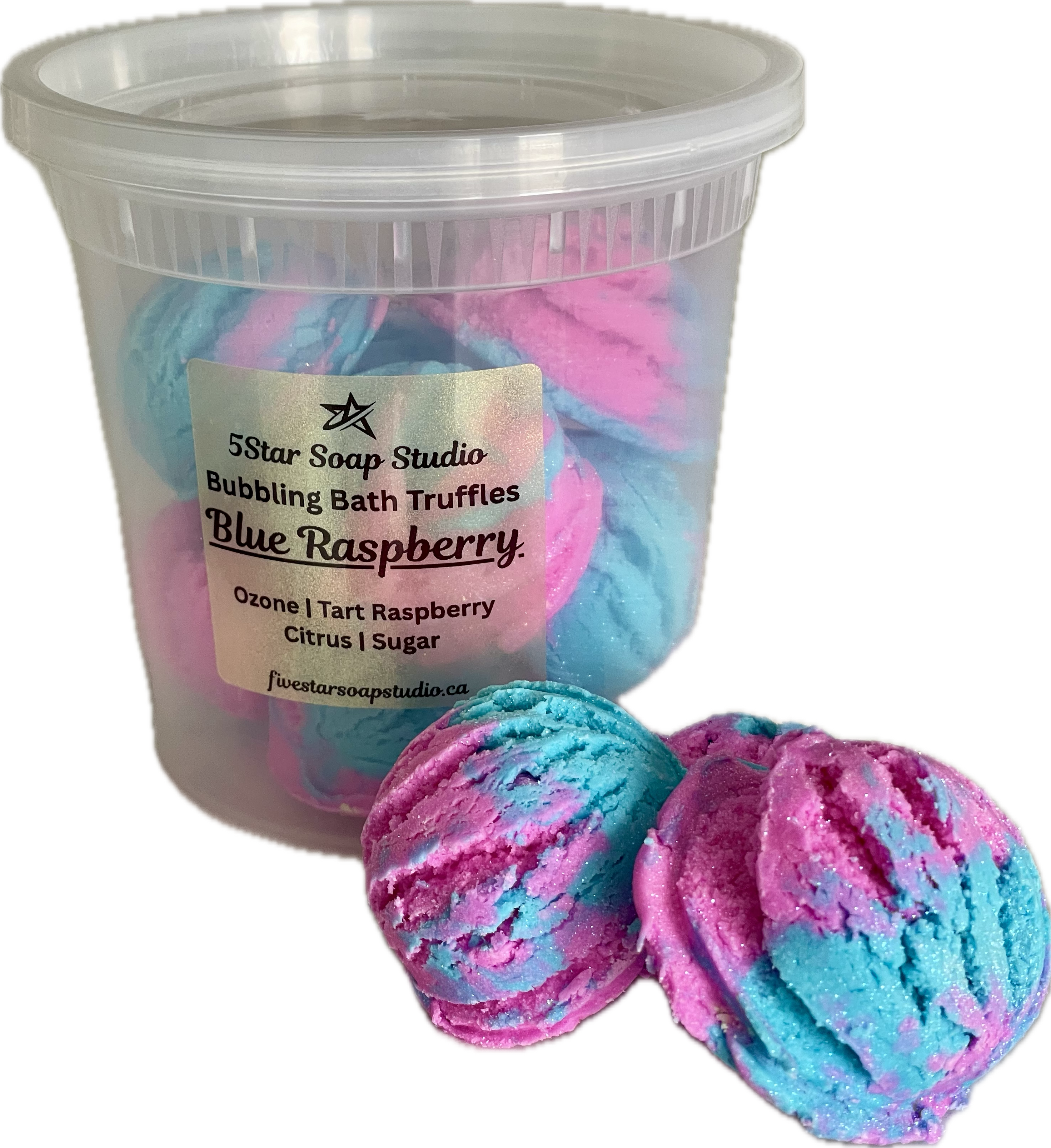 Blue Raspberry Bath Truffles