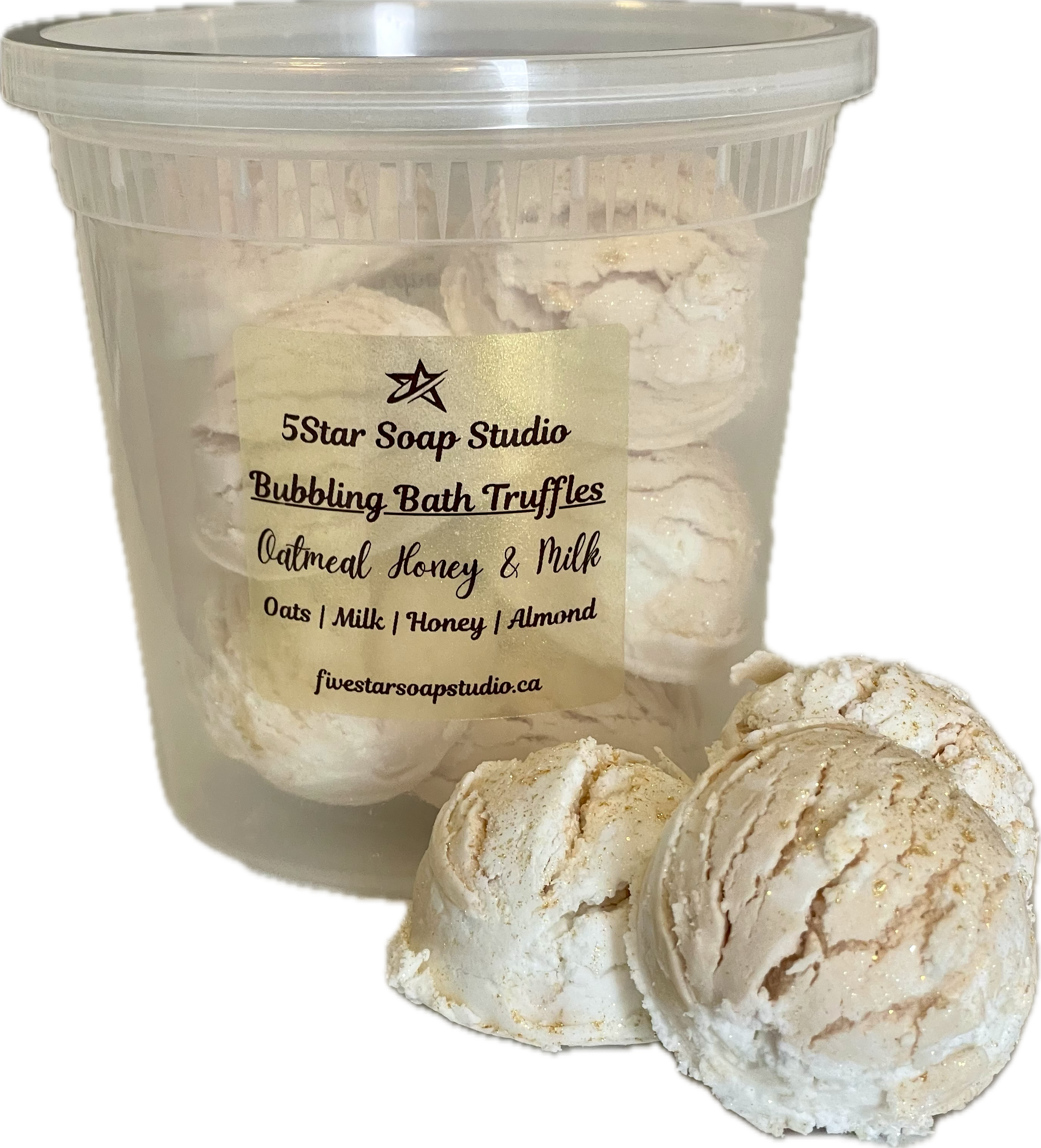 Oatmeal Milk & Honey Bath Truffles